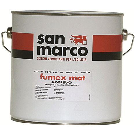 Fumex mat pittura coprimacchia al solvente lt 4 inodore