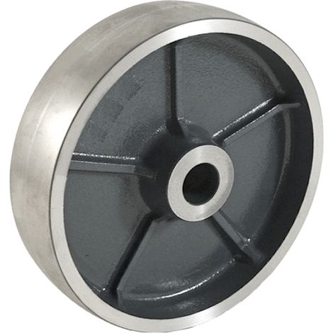 Roue fonte 200 x 45 alésage 20 longueur de moyeu 59 mm (1/2)