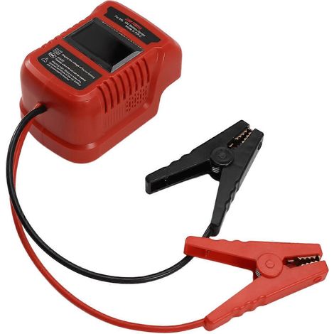 Câbles de démarrage, adaptateur, démarreur de batterie portable, câbles de démarrage pour voiture, allumeur avec affichage pour batterie Milwaukee 18V (1/3)