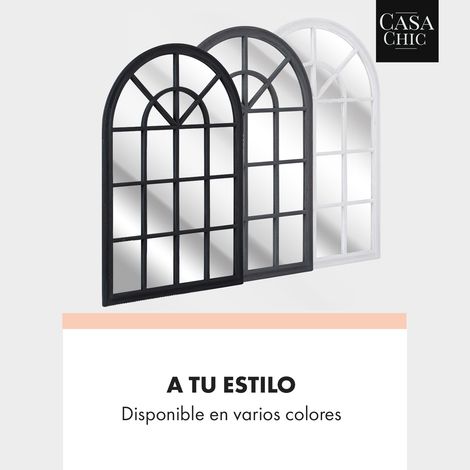 Casa Chic Espejo de ventana francesa Savile Marco de madera 120 x 80 cm (1/4)