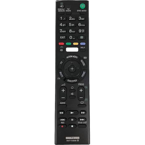 Télécommande TV RMT-TX200E compatible avec les modèles KD-65XD7505, KD-55XD7005 et RMT-TX100U (1/4)