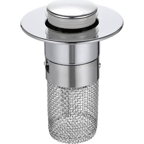 Bouchon d évier filtre de vidange et bouton poussoir en ABS