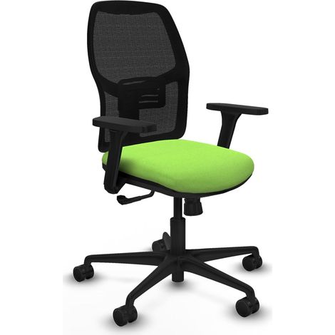 Chaise piqueras y crespo Alfera noir accoudoirs ajustables (1/2)
