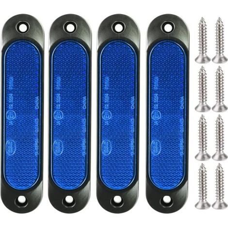 4 Pièces Marqueurs Latéraux Avant Arrière LED 27 Bleu 10V-30V pour Remorque Camion Bus (1/4)