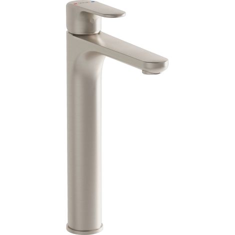 Vitra Root Tall Basin Mixer Tap - Brushed Nickel (1/3)