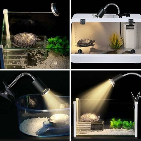 50W E27 UVA/UVB Vollspektrum-Wärmelampe für Reptilien, dimmbare Halogenlampe für Echsen, Wasserschildkröten, Spinnen, Frösche, Wechselstrom 220-240V (4 Stück) (1/4)