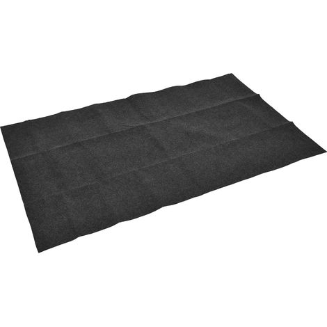 Tapis de sol pour barbecue extérieur ignifugé, tapis anti-huile pour barbecue, idéal pour le camping et la randonnée, 152 x 91 cm (angle droit)