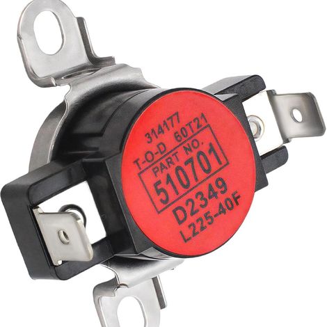High limit temperature controller for tumble dryer D510701 L225-40F, suitable for Speed Queen tumble dryers.