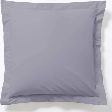 Taie d'oreiller Gris - 65x65cm - 100% Coton (1/3)