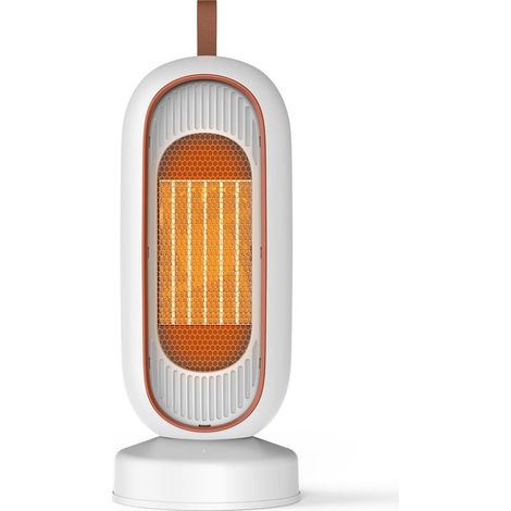 800/1300W Portable Electric Heater with PTC, 2 Heat Levels and Overheat Protection, Ideal for Living Room, Bedroom and Office (1/5)