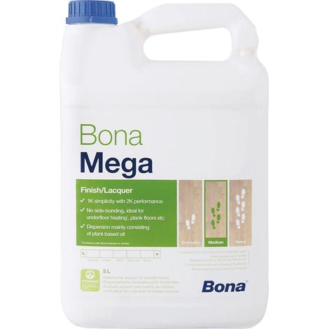BONA MEGA Parkettlack glänzend 5 Liter (1/2)