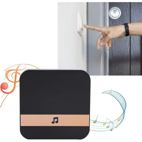JANMIR-Sonnette sans fil à distance, portée de 300 m, appel automatique, sonnette électronique intelligente et étanche (1/5)