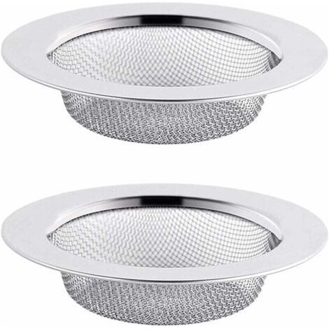 Pieza de colador de desagüe de acero inoxidable, filtro de desagüe de 11,5 cm, colador de desagüe, colador de fregadero, colador de fregadero de cocina (1/4)
