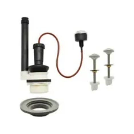 Meccanismo scarico in plastica pulsante e kit per monoblocco 160.212 Tremolada