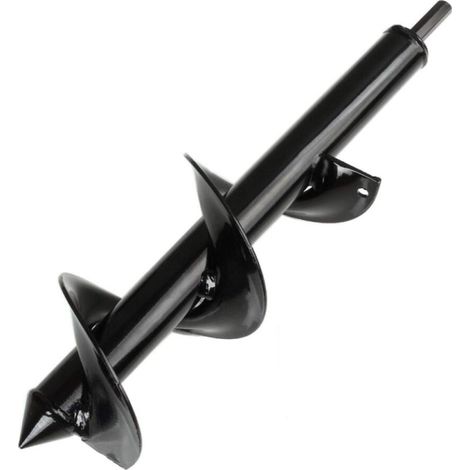 Mèche Tarière pour Perceuse, Jardin Foreuse Ø 83mm+ Gants, Jardin Tarière pour Perceuse électrique, Outil de Plantation Pratique pour Fleur Planter