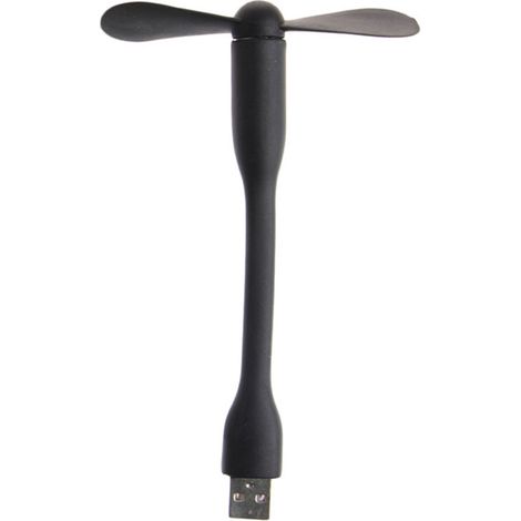 Ventilatore USB creativo, mini ventilatore portatile flessibile e luce LED USB per power bank