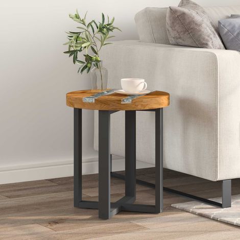 vidaXL  Coffee Table  Brown 40 x 40 x 45 cm Solid Teak Wood