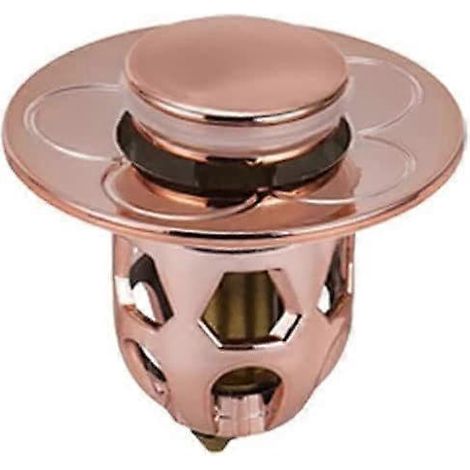 2022 Le Plus Recent Bouchon Anti-fuite Universel Pour Tte De Lavabo, Noyau Rebondissant Pour gouttoir De Galvanoplastie, Lavabo, Bassin De Piscine, No (1/5)