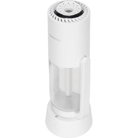 Automatischer, rotierender Luftbefeuchter mit Aromatherapie-Nebel, leisem Betrieb, farbigem LED-Nachtlicht, weiß (1/5)
