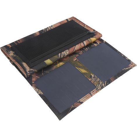 Panneau solaire USB 25 W 5 V, pliable, portable, à cellules solaires monocristallines, chargeur pour l'extérieur (1/5)