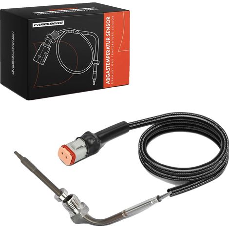 Sensor de temperatura, longitud del cable 1375 mm, compatible con SCANIA, 2 contactos, tamaño de rosca M14 x 1.5, tipo de sensor PTC. (1/5)