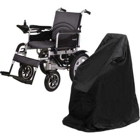 Housse de protection pour fauteuil roulant électrique, Imperméable, Anti-UV-100x75x100cm Noir