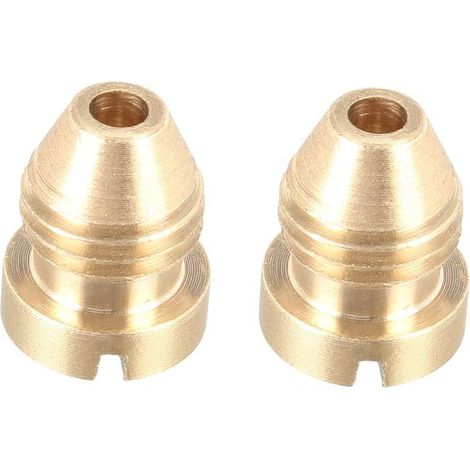 sourcing map 2pcs Embout de buse à trou mousse 1,4 mm Embouts filetés universels Lance neige