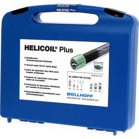 Coffret 30 HELICOIL® M14X8.4/12.4/16.4 Pas 125 Inox + Taraud Comb + Broche (1/2)