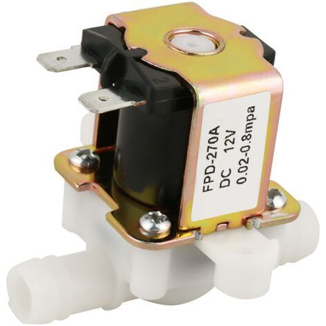 DC12V OD12mm Kunststoff-Magnetventil, normalerweise geschlossen, Wassereinlass-Durchflussschalter (1/5)
