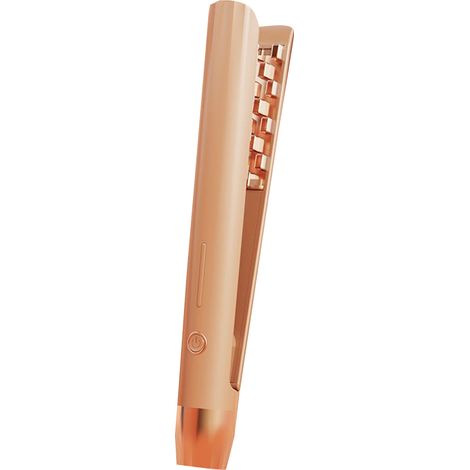 Fer à friser mini crêpeuse 220V orange, chauffe rapide, volume cheveux, lisseur pour tous types de cheveux (1/5)