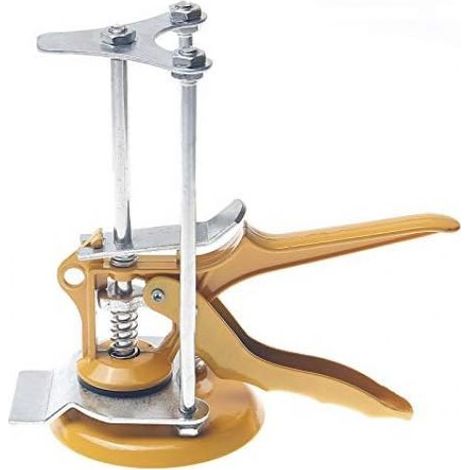 Système de Nivellement de Carreaux Muraux jaune, Localisateur de Carrelage Céramique de Hauteur Réglable, Système de Nivellement de Carrelage pour Sol (1/4)