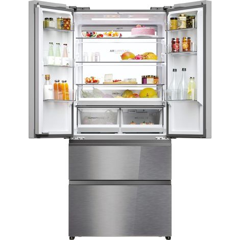 Haier HFR7819ENGC nevera puerta lado a lado Independiente 504 L E Acero inoxidable