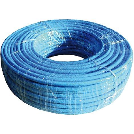 Tuyau d'air comprime' en polyure'thane pour motocompresseurs 20 m 7,5 x 10 mm avec raccords accessoire pie'ces de rechange