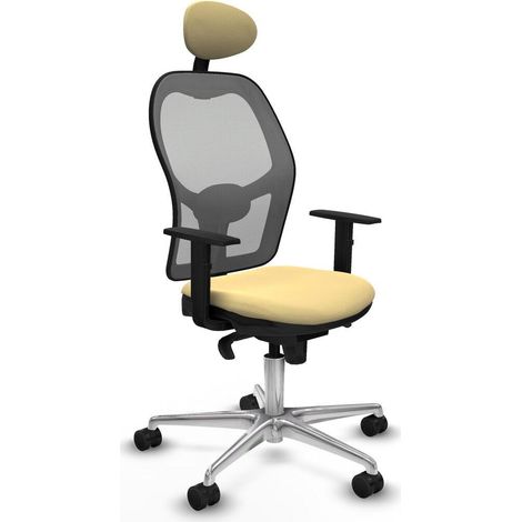 Piqueras y Crespo Jorquera Silla de Oficina Crema Confort