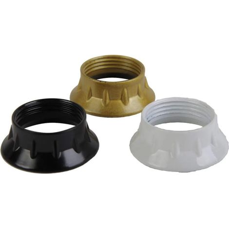 Befestigungsring E14, von 40.6 bis 42mm, weiß schwarz und gold