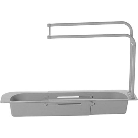 Suporte para lava-loiça de cozinha, organizador de lava-loiça - Cinza.