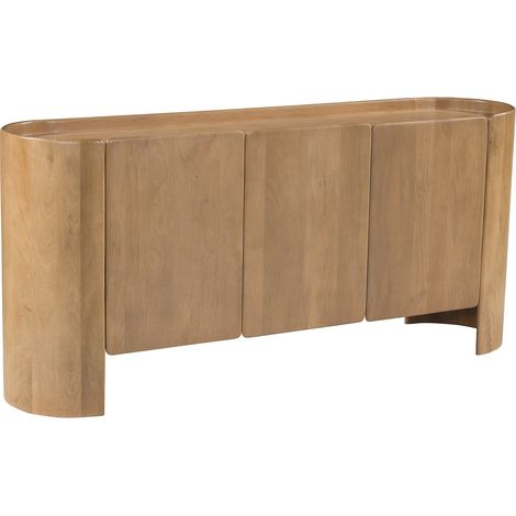 Buffet avec 3 portes en bois de manguier - Naturel - ISLARA