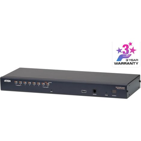 Conmutador KVM Aten KH1508A-AX-G negro (1/4)