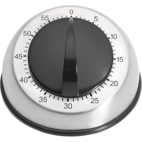 Alarma de larga duración, temporizador de cocina de cuerda de 60 minutos, mecánico. (1/3)