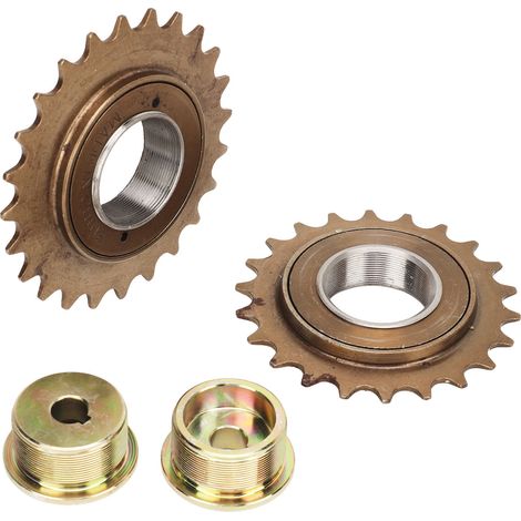 Adaptateur de roue libre de vélo en fer avec roue libre 22T/24T, adaptateur de roue libre pour transmission gauche/droite pour modification (1/5)