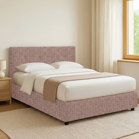 Cama Doble Preston, Desenfundable, Hecho en Italia, Rosa Antiguo (1/5)