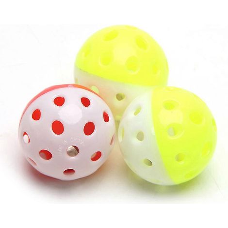 Interaktiver Ball mit Glöckchen, Fußspielzeug für Papageien (mittelgroß und groß)