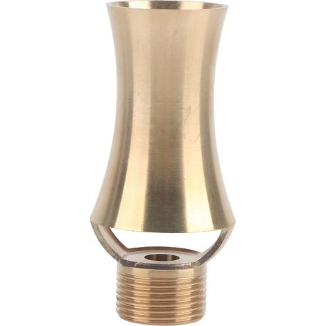 Buse de fontaine en cascade en laiton pour étang, tête d'arrosage en cèdre (1/2''-3/4''), jet d'eau décoratif pour bassin. (1/5)
