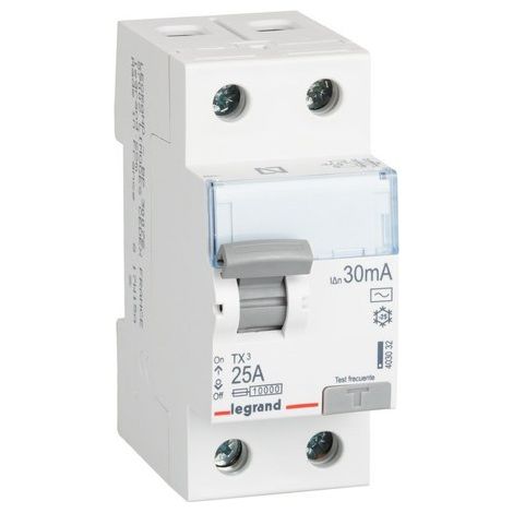 Interruttore differenziale TX3 2/25/30AC