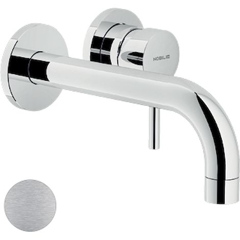 NOBILI Live rubinetto lavabo a parete senza piletta codice prod: LV00199IX (1/2)