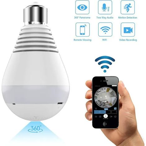 Caméra de sécurité domestique WiFi V9 Mini : caméra de surveillance intérieure compacte et sans fil, dotée d’un système audio bidirectionnel, d’une détection de mouvement et d’un design en forme d’amp (1/4)