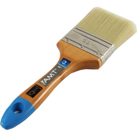 Pinceau Plat - Peintures Acryliques - Manche Bois Fsc - N°70 - Amt