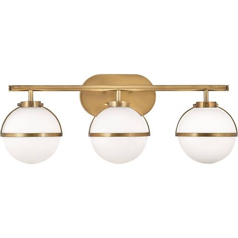 Elstead Hinkley Hollis Applique de salle de bain Heritage Laiton, IP44 (1/5)