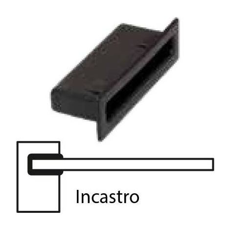 SUPPORTO AD INCASTRO IN PVC PER ASTA ORTOPEDICA
