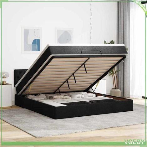Cadre de lit ottoman - 3311562 - 180 x 200 cm - Matelas 20 cm - Rangement sous-lit hydraulique (1/5)